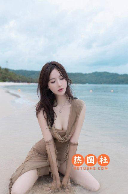 鱼子酱Fish|内部私购《雨后海滩》[107P/1.14GB]